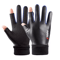 GripFlex PU Leather Fingerless Cycling Gloves Waterproof Windproof Thermal Riding Gloves 5