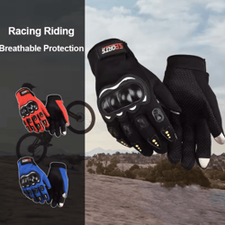 armorgrip pro knuckle protection motorcycle gloves – touchscreen breathable mtb riding gloves