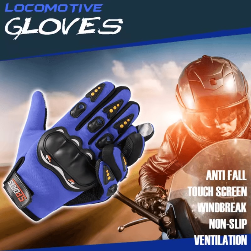 ArmorGrip Pro Knuckle Protection Motorcycle Gloves Touchscreen Breathable MTB Riding Gloves 1
