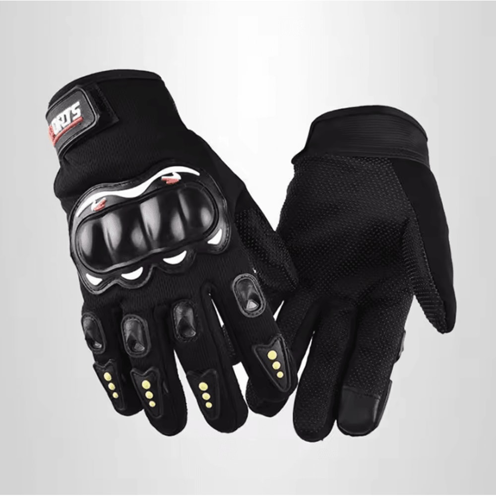 ArmorGrip Pro Knuckle Protection Motorcycle Gloves Touchscreen Breathable MTB Riding Gloves 3