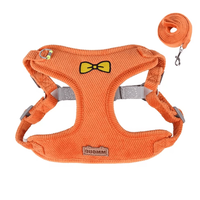 BowPaw Reflective Small Dog Harness Vest With Leash Cute Breathable Secure Fit 5