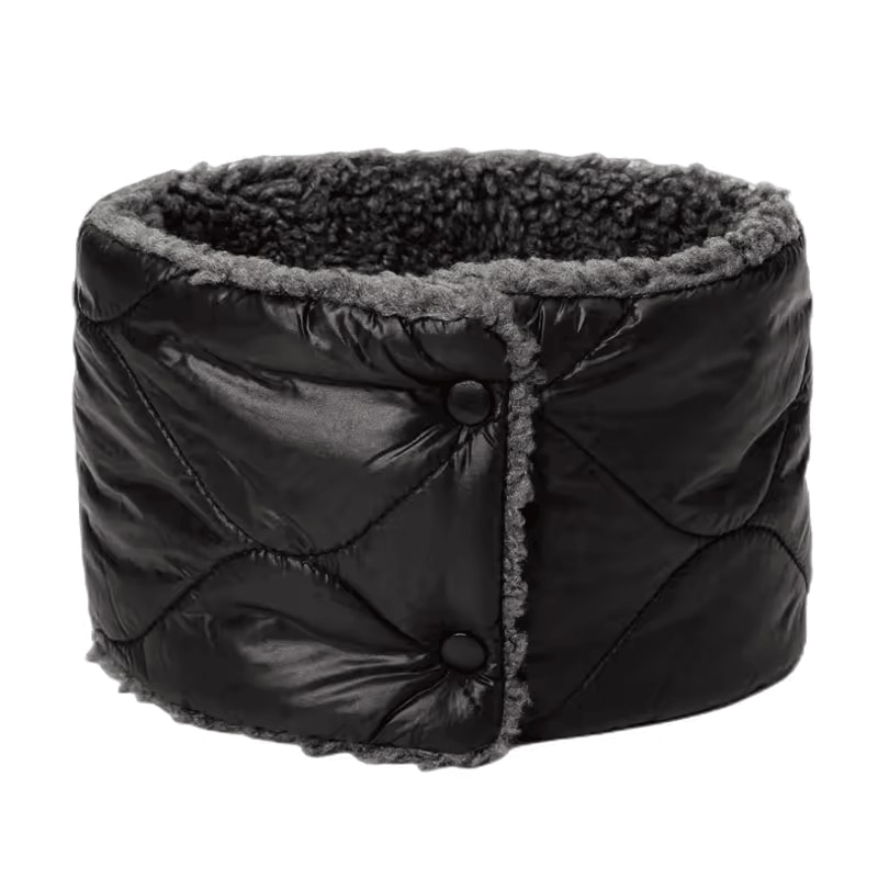 ThermoWrap Button Fleece Neck Gaiter Thick Windproof Winter Neck Warmer For Outdoor Sports 2