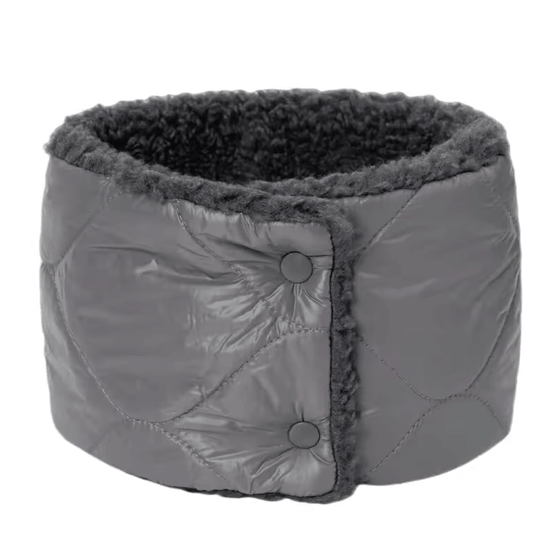 ThermoWrap Button Fleece Neck Gaiter Thick Windproof Winter Neck Warmer For Outdoor Sports 5