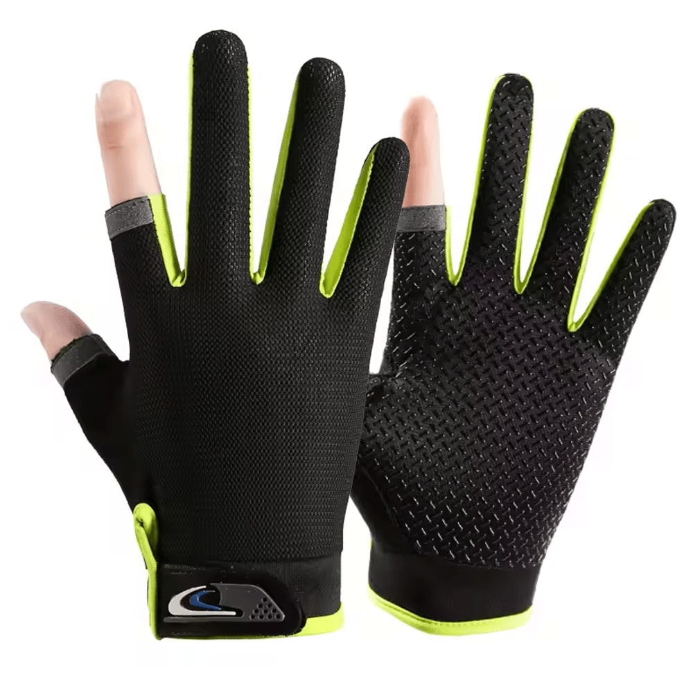 GripLite Summer Fingerless Fishing Cycling Gloves Breathable AntiSlip Outdoor Performance Gloves 3