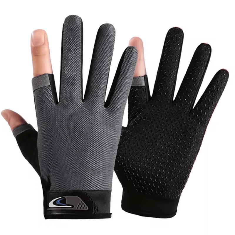 GripLite Summer Fingerless Fishing Cycling Gloves Breathable AntiSlip Outdoor Performance Gloves 4