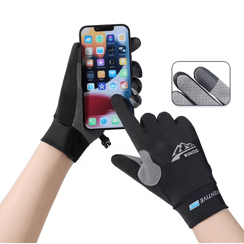 CoolGuard Ice Silk UV Protection Gloves Breathable Touchscreen Summer Driving Cycling Gloves 1