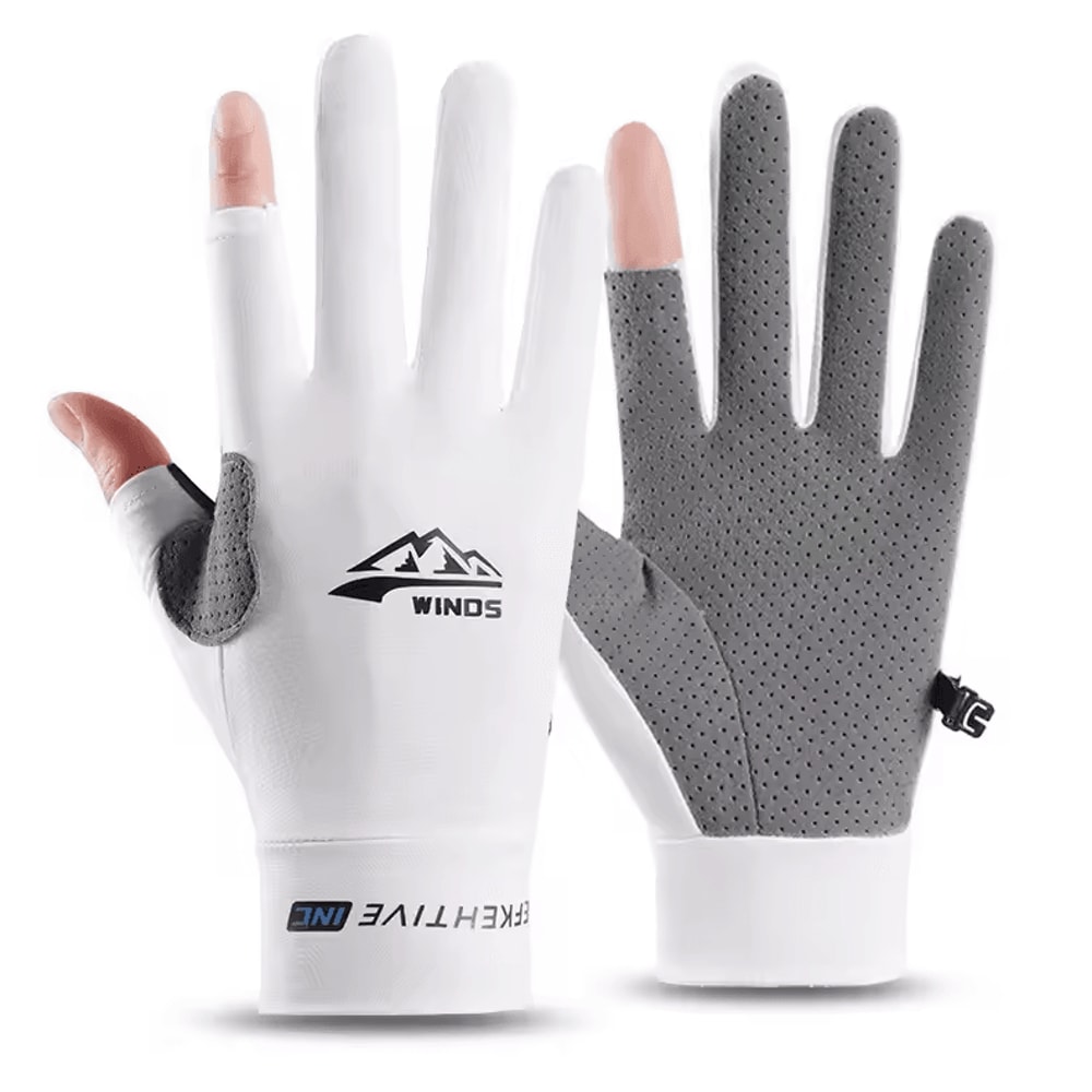 CoolGuard Ice Silk UV Protection Gloves Breathable Touchscreen Summer Driving Cycling Gloves 9