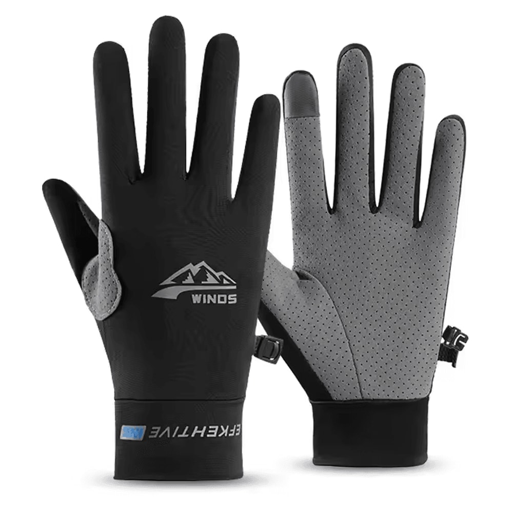 CoolGuard Ice Silk UV Protection Gloves Breathable Touchscreen Summer Driving Cycling Gloves 3