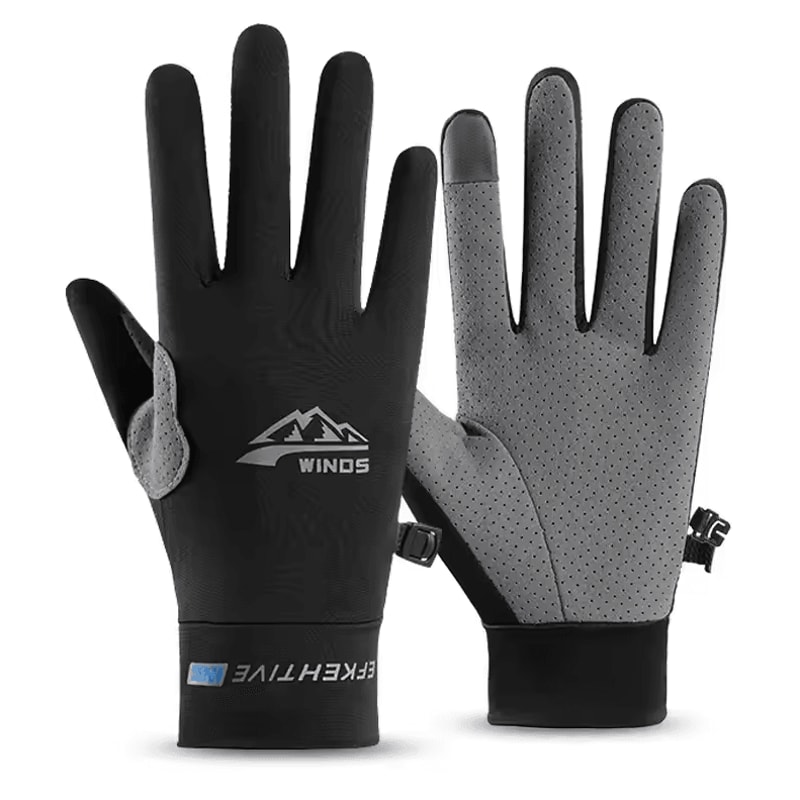 CoolGuard Ice Silk UV Protection Gloves Breathable Touchscreen Summer Driving Cycling Gloves 3