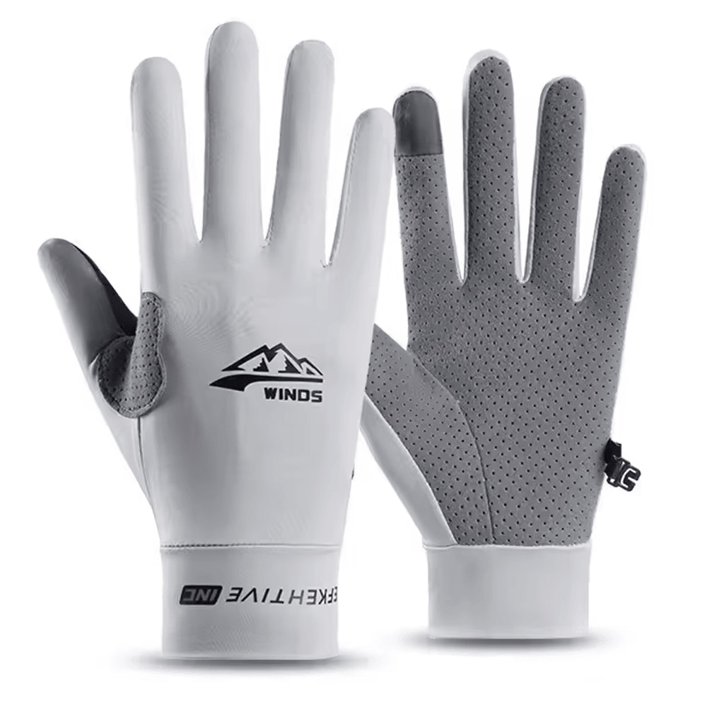 CoolGuard Ice Silk UV Protection Gloves Breathable Touchscreen Summer Driving Cycling Gloves 4