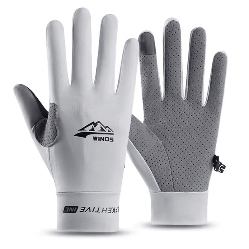 CoolGuard Ice Silk UV Protection Gloves Breathable Touchscreen Summer Driving Cycling Gloves 4