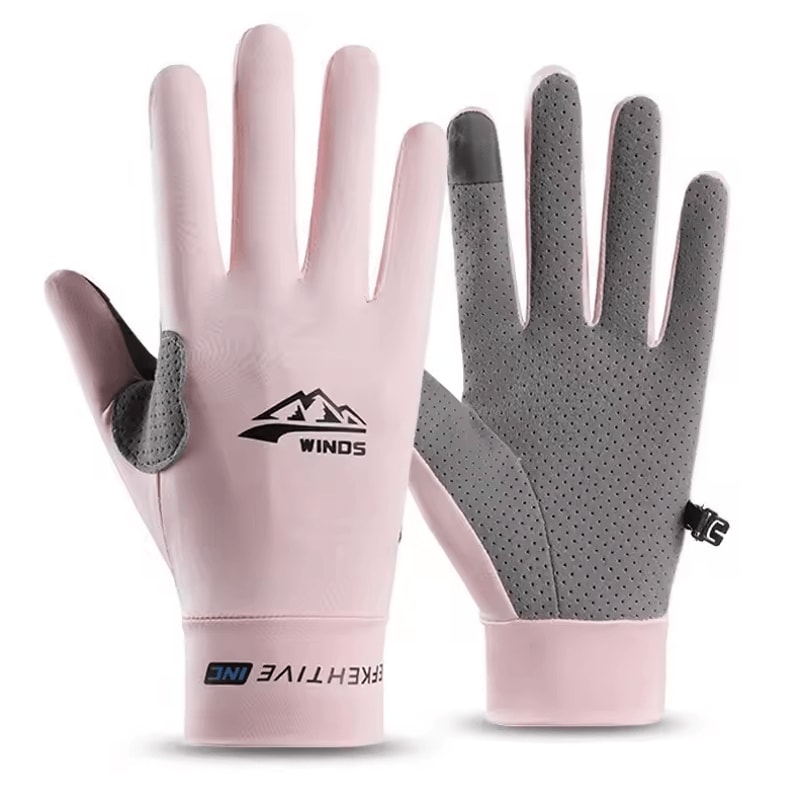 CoolGuard Ice Silk UV Protection Gloves Breathable Touchscreen Summer Driving Cycling Gloves 5