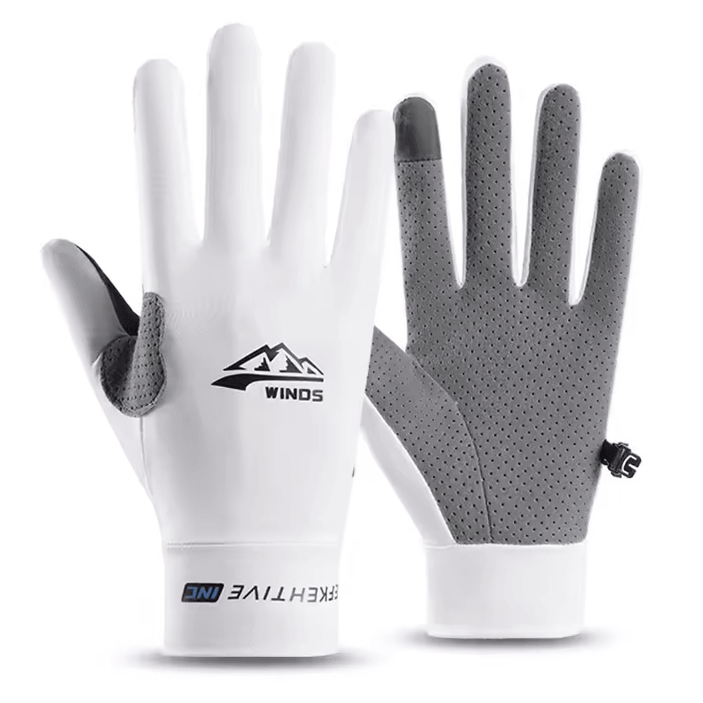 CoolGuard Ice Silk UV Protection Gloves Breathable Touchscreen Summer Driving Cycling Gloves 6