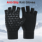 FlexGrip Knit Fingerless Winter Gloves Soft AntiSlip Typing Everyday Gloves 0