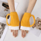 BrewWarm Novelty Beer Mug Fingerless Gloves Fun Knitted Winter Party Gloves 0