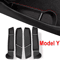 Tesla Model Y Door Handle Storage Organizer Box Hidden Door Pocket For 20252026 Juniper 4