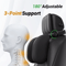 Adjustable Memory Foam Car Headrest Pillow With 180 Neck Support Travel Comfort Essential 1