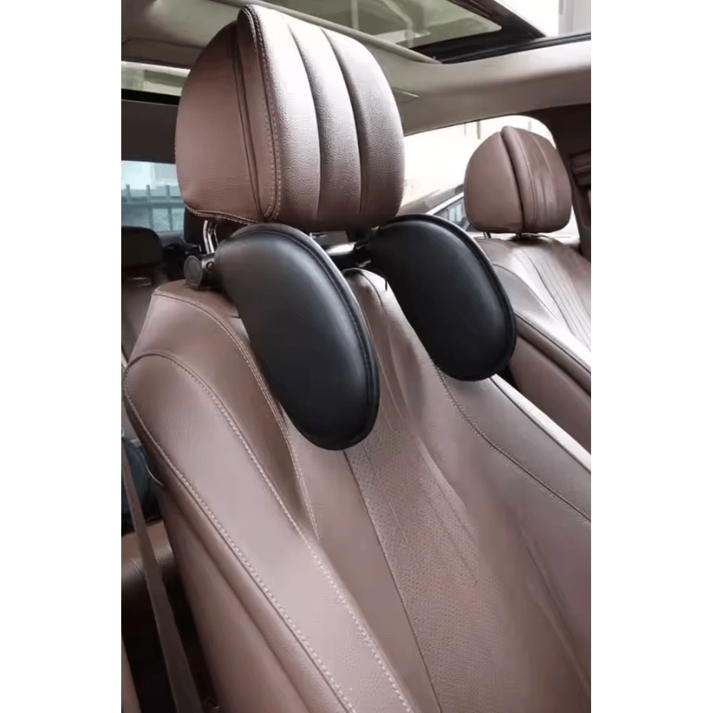 Adjustable Memory Foam Car Headrest Pillow With 180 Neck Support Travel Comfort Essential 4