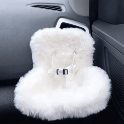 kawaii labubu plush doll car seat – mini vent clip safety chair for cute car decor