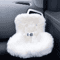 Kawaii Labubu Plush Doll Car Seat Mini Vent Clip Safety Chair For Cute Car Decor 0