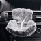 Kawaii Labubu Plush Doll Car Seat Mini Vent Clip Safety Chair For Cute Car Decor 4