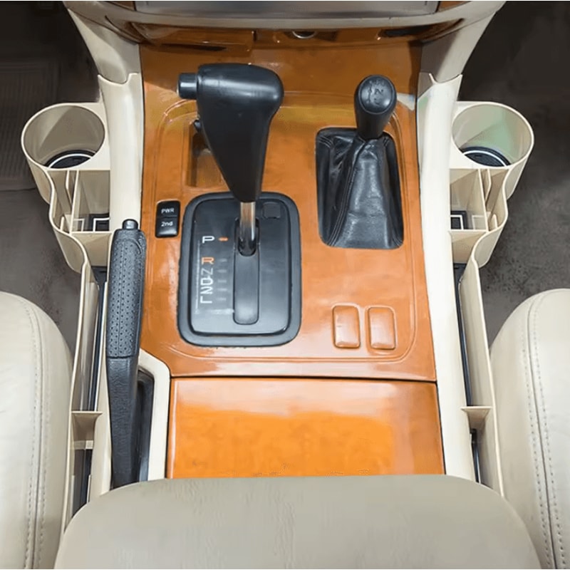 Toyota Land Cruiser 100 Center Console Storage Box With Cup Holder Seat Gap Organizer 19982007 2