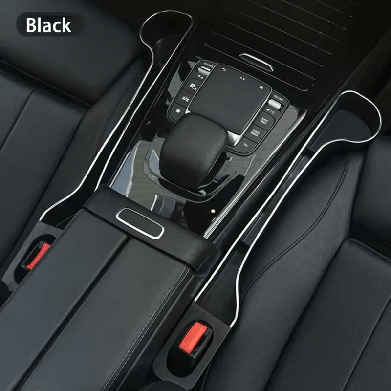 2Pack Car Seat Gap Organizer With Cup Holder Phone Slot NoDrop Storage Solution 2