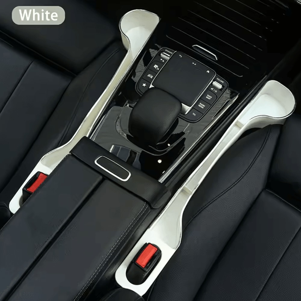 2Pack Car Seat Gap Organizer With Cup Holder Phone Slot NoDrop Storage Solution 3