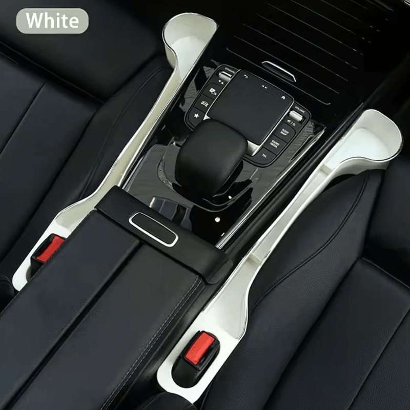 2Pack Car Seat Gap Organizer With Cup Holder Phone Slot NoDrop Storage Solution 3