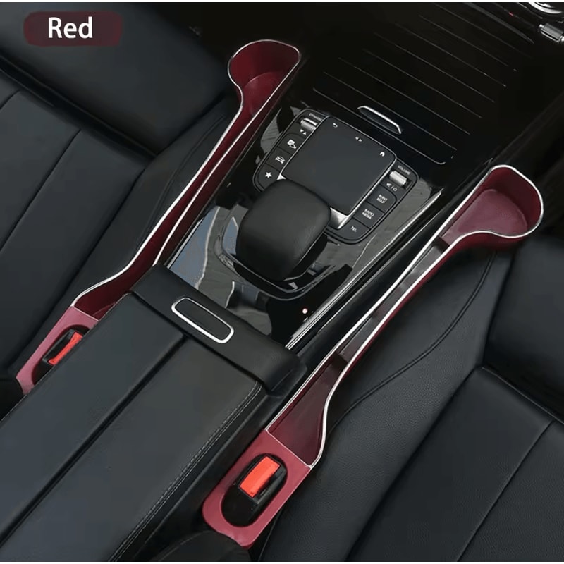 2Pack Car Seat Gap Organizer With Cup Holder Phone Slot NoDrop Storage Solution 4