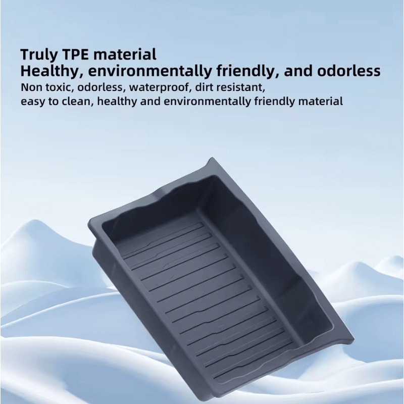 Tesla Model X Under Seat Storage Drawer Hidden Organizer Box For 20232026 Interior Upgrade 2