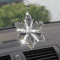 Crystal Snowflake Car Pendant Sun Catcher Elegant Hanging Ornament For Interior Sparkle 2