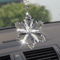Crystal Snowflake Car Pendant Sun Catcher Elegant Hanging Ornament For Interior Sparkle 2