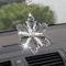 Crystal Snowflake Car Pendant Sun Catcher Elegant Hanging Ornament For Interior Sparkle 3