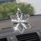 Crystal Snowflake Car Pendant Sun Catcher Elegant Hanging Ornament For Interior Sparkle 3