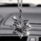 Crystal Snowflake Car Pendant Sun Catcher Elegant Hanging Ornament For Interior Sparkle 4