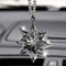 Crystal Snowflake Car Pendant Sun Catcher Elegant Hanging Ornament For Interior Sparkle 4