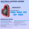 SolarPowered Heart Shape LED Car Ambient Light USB Rechargeable Romantic Decor 2