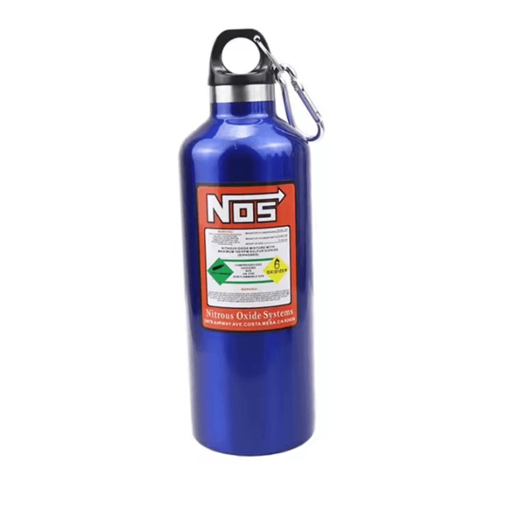 NOS Nitrogen Cylinder Stainless Steel Thermos Cup 500ML Car Interior Drink Bottle 3