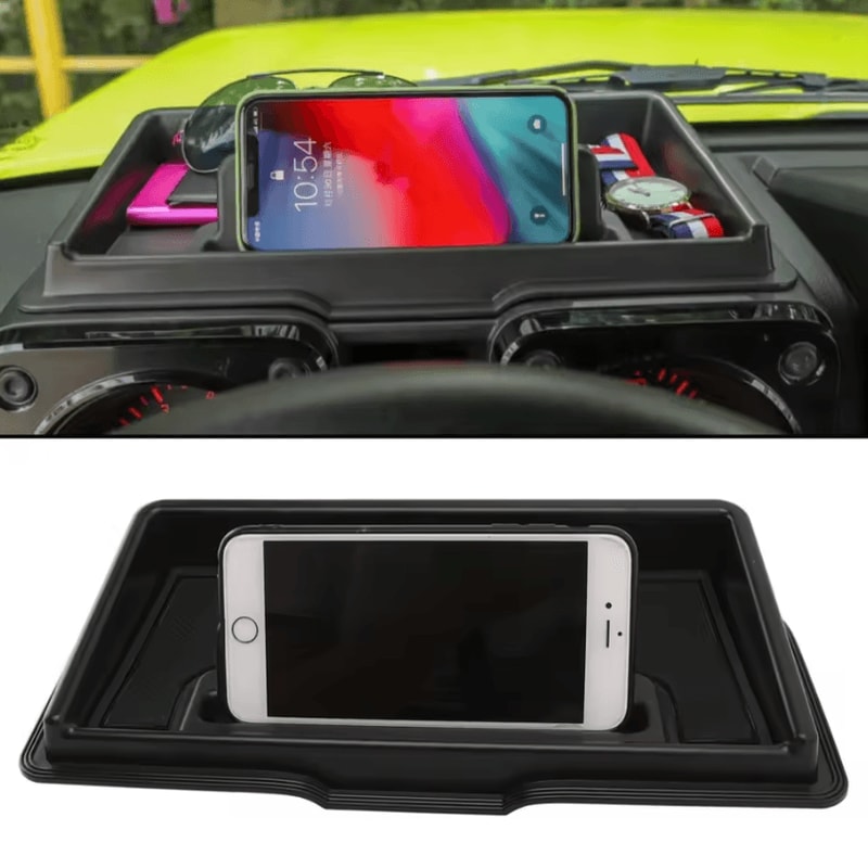 Suzuki Jimny JB64 JB74 Dashboard Organizer Tray With Phone Holder CoPilot Storage Box 1
