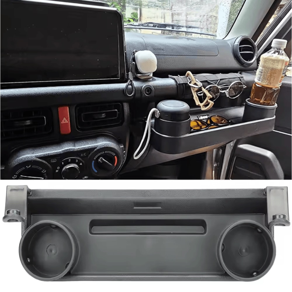 Suzuki Jimny JB64 JB74 Dashboard Organizer Tray With Phone Holder CoPilot Storage Box 3
