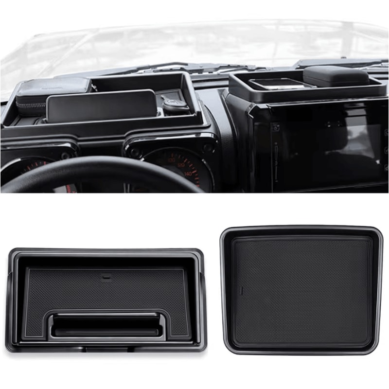 Suzuki Jimny JB64 JB74 Dashboard Organizer Tray With Phone Holder CoPilot Storage Box 4