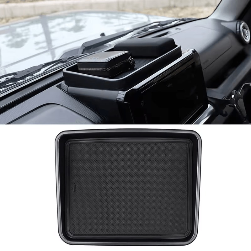 Suzuki Jimny JB64 JB74 Dashboard Organizer Tray With Phone Holder CoPilot Storage Box 5