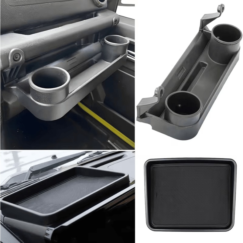 Suzuki Jimny JB64 JB74 Dashboard Organizer Tray With Phone Holder CoPilot Storage Box 6