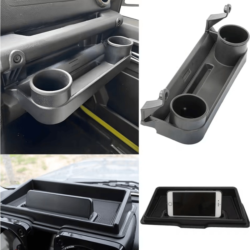 Suzuki Jimny JB64 JB74 Dashboard Organizer Tray With Phone Holder CoPilot Storage Box 7