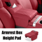 Universal Memory Foam Car Armrest Booster Cushion With Storage Pocket Interior Comfort Pad 2