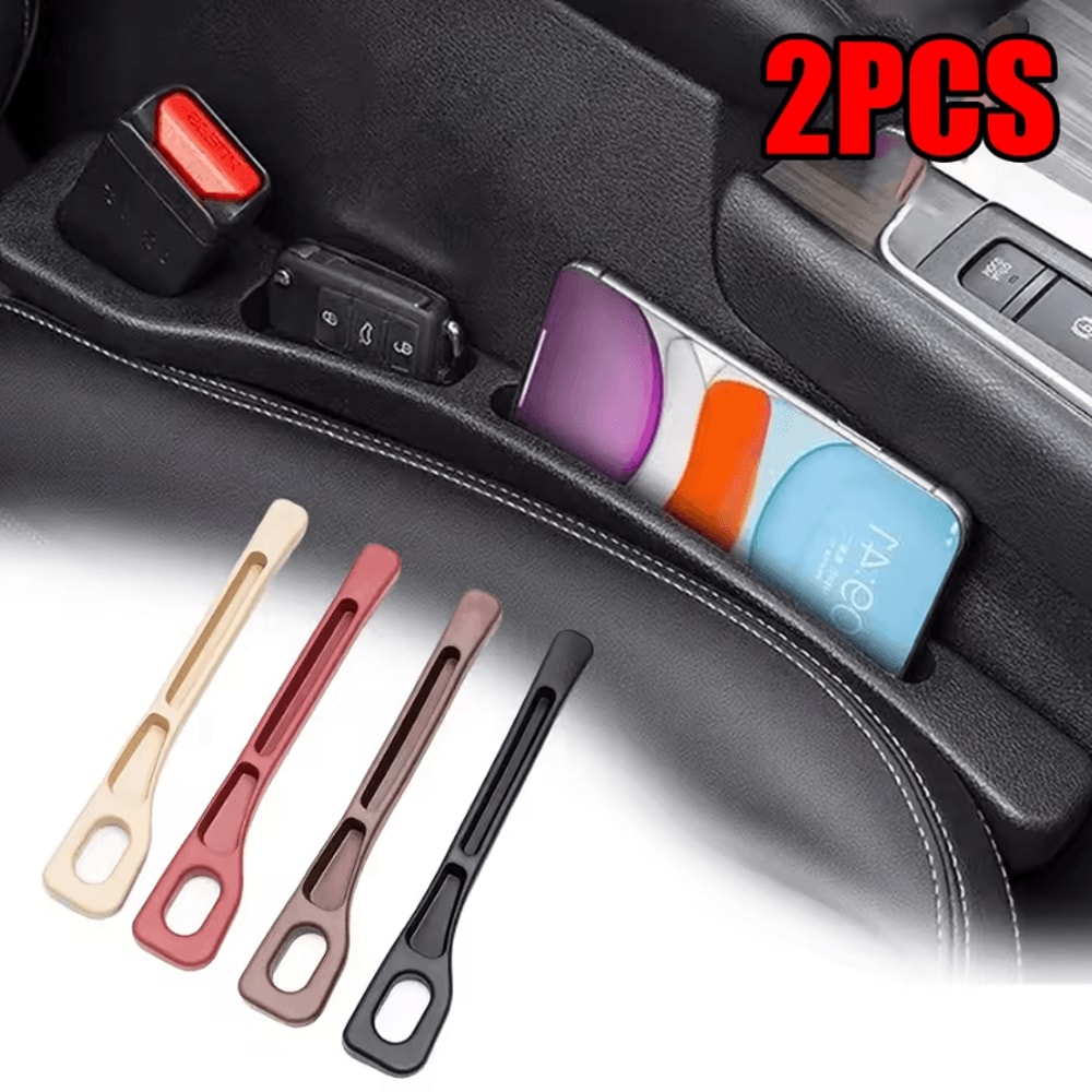 Universal Car Seat Gap Filler Strips LeakProof AntiDrop Interior Organizer Kit 0