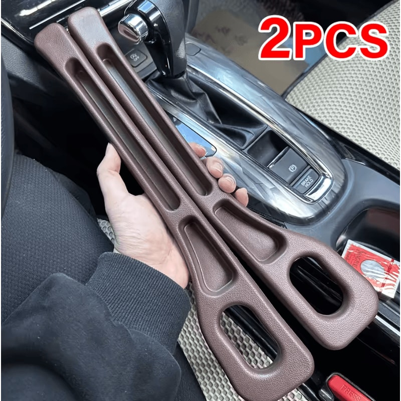 Universal Car Seat Gap Filler Strips LeakProof AntiDrop Interior Organizer Kit 2