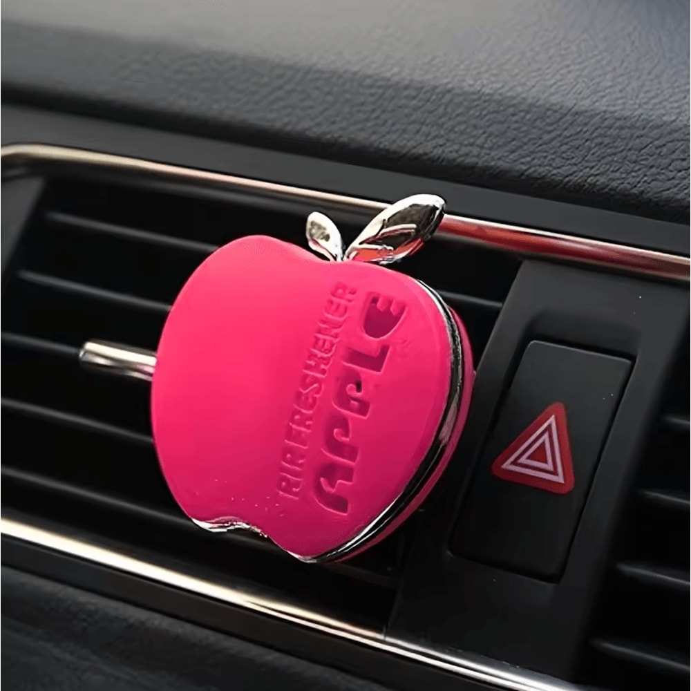 Apple Blossom Vent Clip Car Air Freshener Decorative Floral Scent Diffuser 1