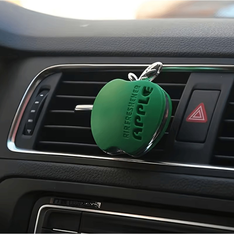 Apple Blossom Vent Clip Car Air Freshener Decorative Floral Scent Diffuser 4